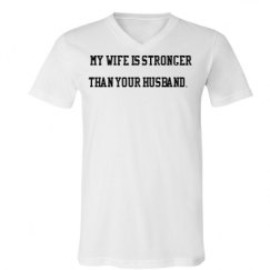 Unisex V-Neck Jersey Tee