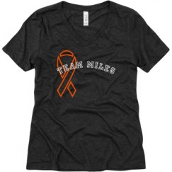 Ladies Relaxed Fit Super Soft Triblend V-Neck Tee