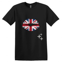 British flag kiss tshirt