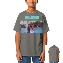 Brandon's 5th B-day shirt.