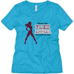 Ladies Relaxed Fit V-Neck Tee