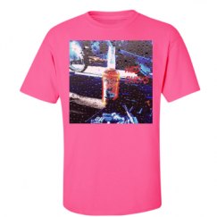 Unisex Ultra Cotton Safety Neon Crewneck Tee