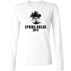 Ladies Relaxed Fit Basic Long Sleeve Tee