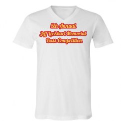 Unisex V-Neck Jersey Tee