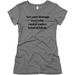 Ladies Slim Fit Super Soft Triblend Tee