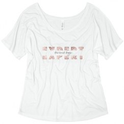 Ladies Flowy Slouchy Tee