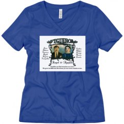 Ladies Relaxed Fit V-Neck Tee