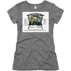 Ladies Slim Fit Super Soft Triblend Tee