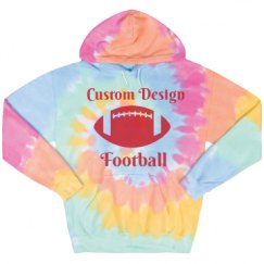 Unisex Tie-Dye Fleece Hoodie