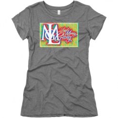 Ladies Slim Fit Super Soft Triblend Tee