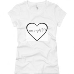 Ladies Slim Fit Basic Promo Jersey Tee