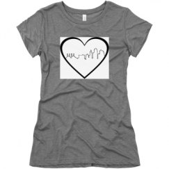 Ladies Slim Fit Super Soft Triblend Tee