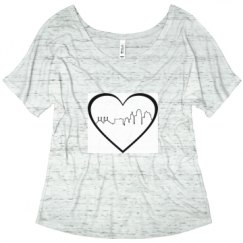 Ladies Flowy Slouchy Tee