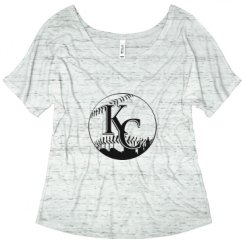 Ladies Flowy Slouchy Tee