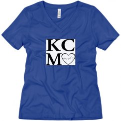Ladies Relaxed Fit V-Neck Tee