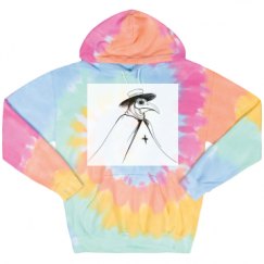 Unisex Tie-Dye Fleece Hoodie