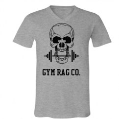 Unisex V-Neck Jersey Tee