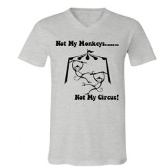 Unisex V-Neck Jersey Tee