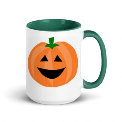 15oz Ceramic Mug with Color Inside