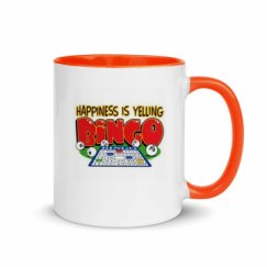 11oz Ceramic Mug with Color Inside