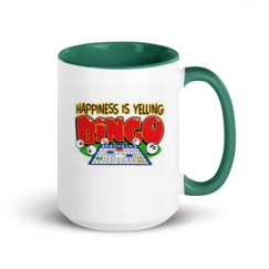 15oz Ceramic Mug with Color Inside