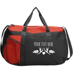 Custom Text Dancer Duffel
