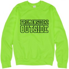 Unisex Neon Crewneck Sweatshirt