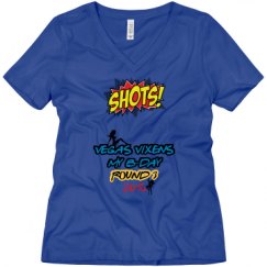 Ladies Relaxed Fit V-Neck Tee