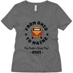 Ladies Relaxed Fit V-Neck Tee