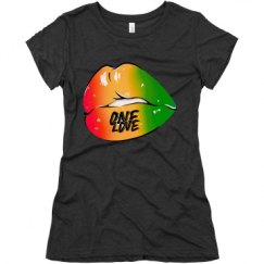 Ladies Slim Fit Super Soft Triblend Tee