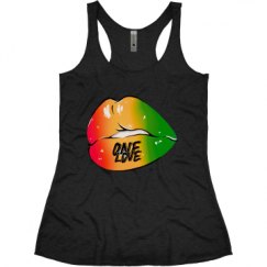 Ladies Slim Fit Super Soft Racerback Triblend Tank