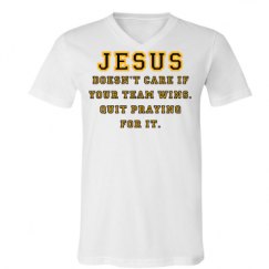 Unisex V-Neck Jersey Tee