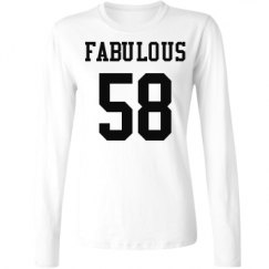 Ladies Relaxed Fit Basic Long Sleeve Tee