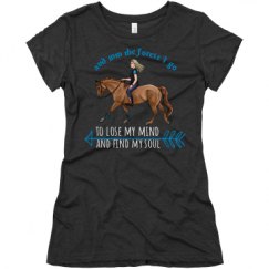 Ladies Slim Fit Super Soft Triblend Tee