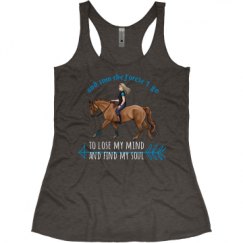 Ladies Slim Fit Super Soft Racerback Triblend Tank