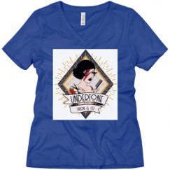 Ladies Relaxed Fit V-Neck Tee