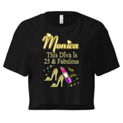 Ladies Festival Cali Crop Top Tee