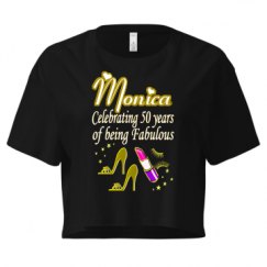 Ladies Festival Cali Crop Top Tee