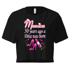 Ladies Festival Cali Crop Top Tee