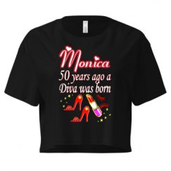 Ladies Festival Cali Crop Top Tee