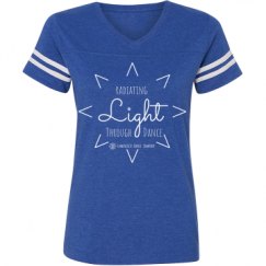Ladies Relaxed Fit Vintage Sports Tee