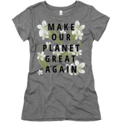 Ladies Slim Fit Super Soft Triblend Tee