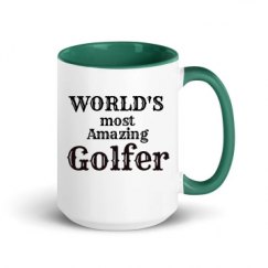 15oz Ceramic Mug with Color Inside