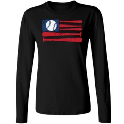 Ladies Relaxed Fit Basic Long Sleeve Tee