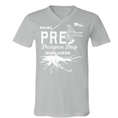 Unisex V-Neck Jersey Tee