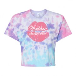 Women's Tie Dye Crop Top Tee