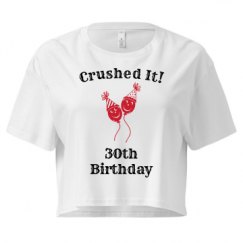 Ladies Festival Cali Crop Top Tee