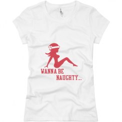 Ladies Slim Fit Basic Promo Jersey Tee