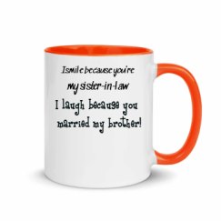 11oz Ceramic Mug with Color Inside