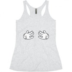 Ladies Slim Fit Super Soft Racerback Triblend Tank